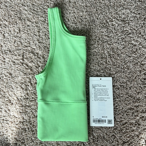 Lululemon power pivot tank size 0 - Picture 4 of 4